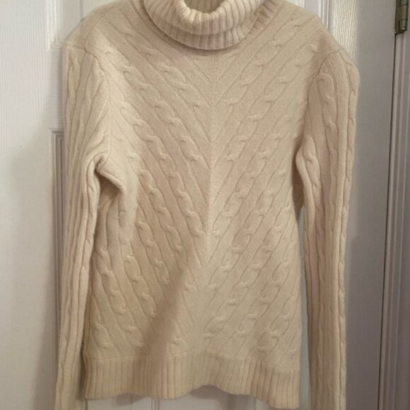 Ralph Lauren 100% Cashmere Cable knit Sweater - Picture 4 of 10